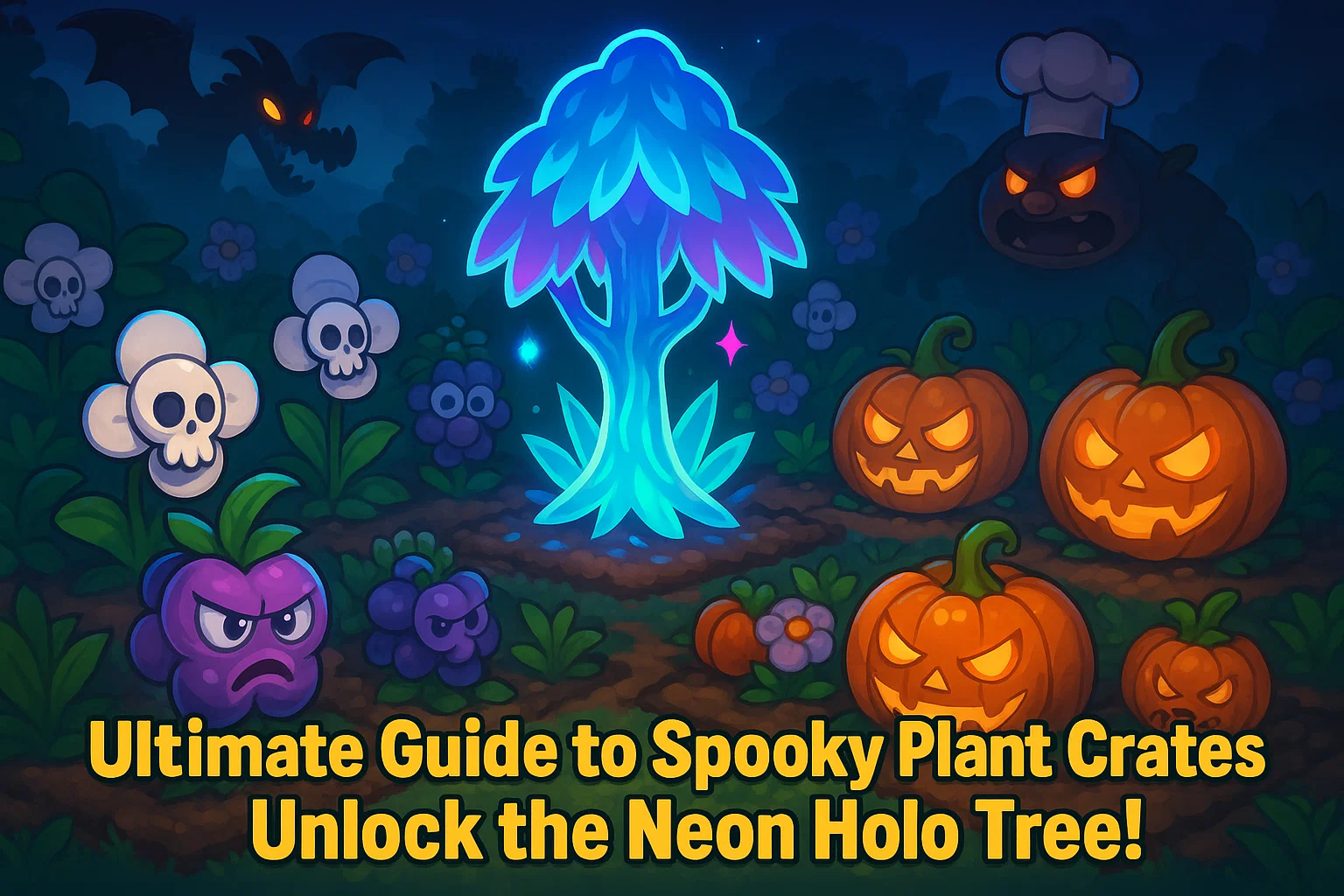 Unlocking the Neon Holo Tree – Inside the New Spooky Crates Update in Plants vs. Brainrots