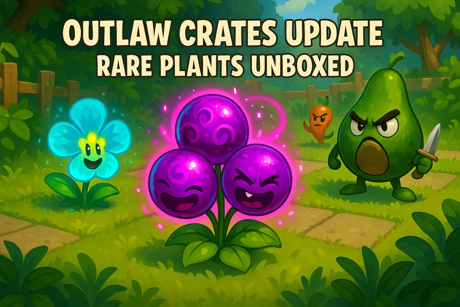 A Deep Dive Into the New Outlaw Plant Crate Update in Plants Brainrots